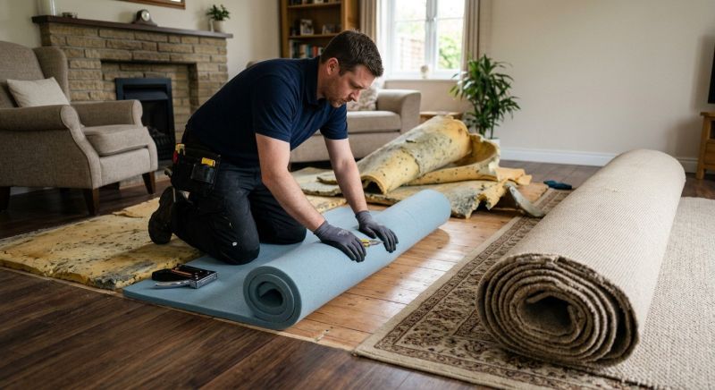 Carpet Underlay Replacement in Littleton, CO
