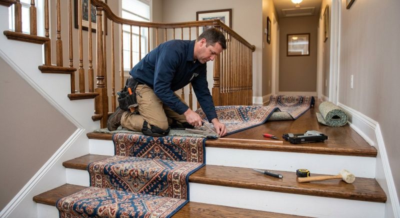 Stair Carpet Replacement in Somerset County, NJ