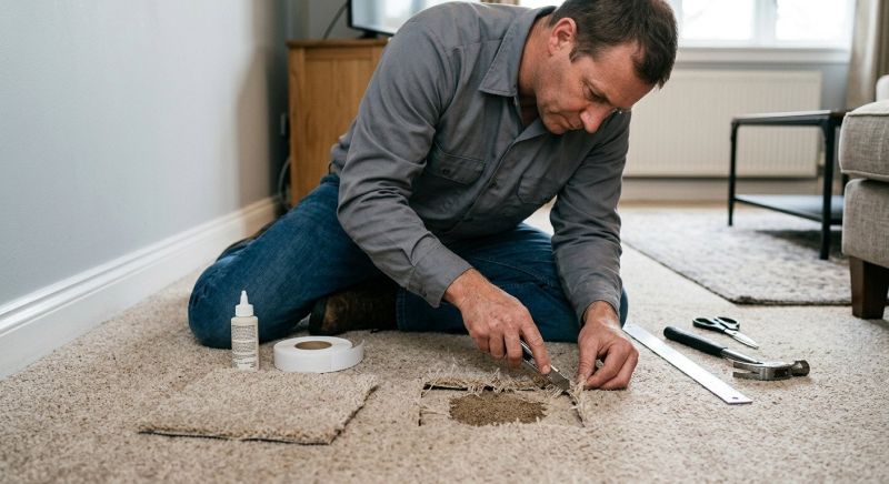 Carpet Hole Repair in Overland Park, KS