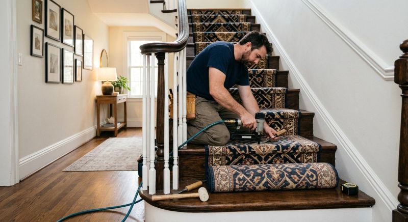 Stair Carpet Replacement in Monmouth County, NJ