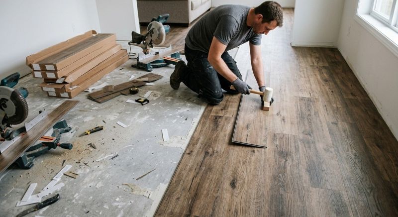 Vinyl Plank Floor Installation in Manassas, VA