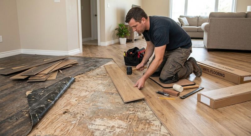 Vinyl Plank Floor Installation in San Antonio, TX